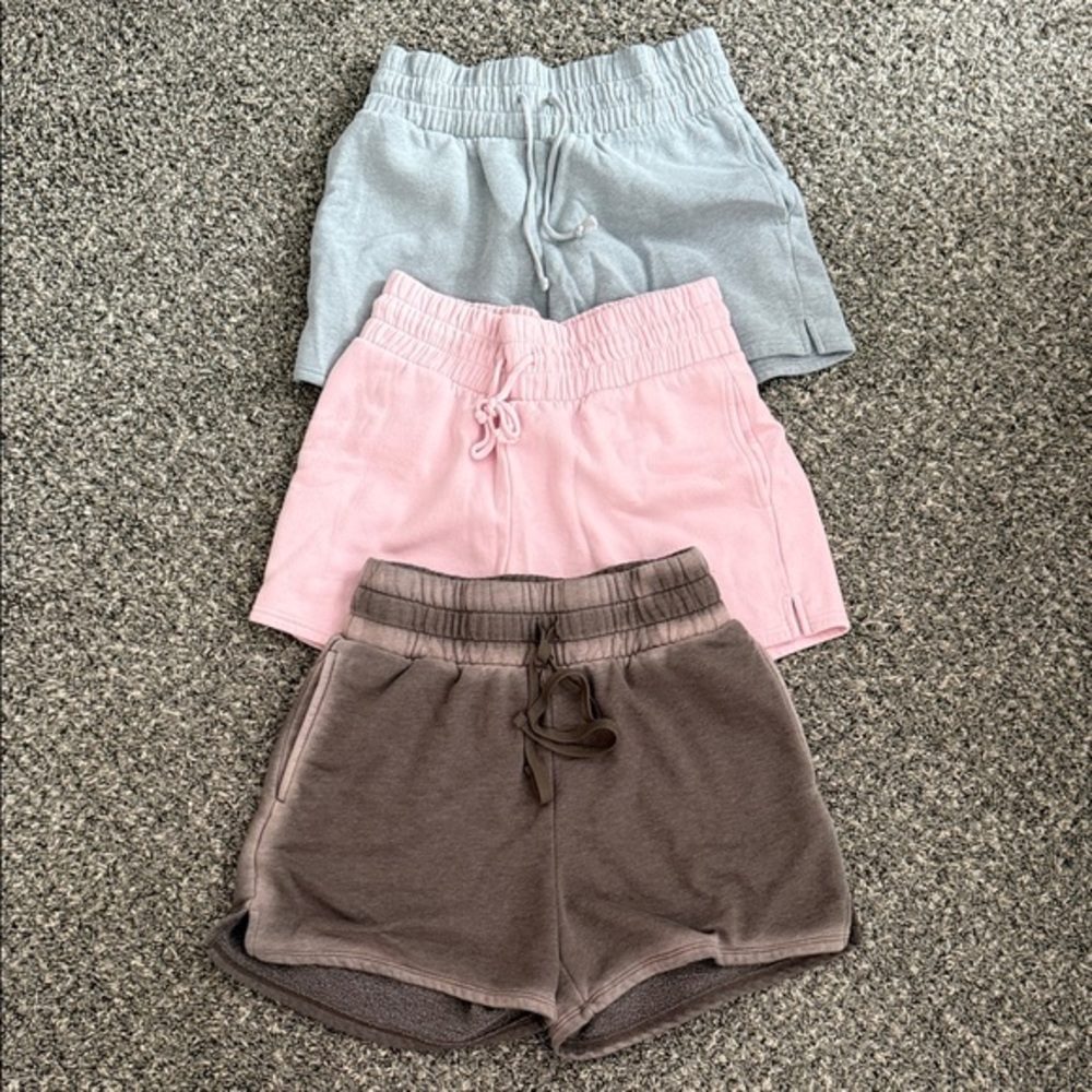 Wild Fable Women's Shorts - Gray, Pink, Brown